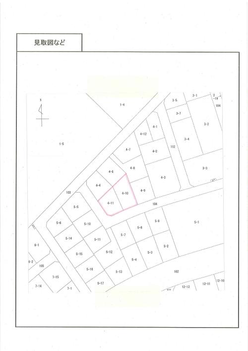 見取図（美しが丘2-4-10、11）の画像